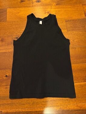 Athleta Razorback black tank.